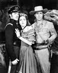 Dana Andrews, Lynn Bari, and Jon Hall