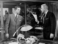 Dana Andrews and Eddie Albert