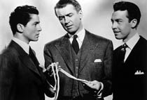 Farley Granger, James Stewart, and John Dall