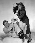 Kirk Douglas and Helen Walker