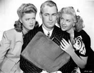 Helen Walker, Alan Ladd, and Marie McDonald