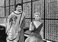 Jack Palance and Virginia Mayo