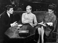 Jonathan Frid, Louis Edmonds, and Joan Bennett