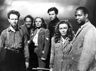 Hume Cronin, Henry Hull, Tallulah Bankhead, John Hodiak, Mary Anderson, and Canada Lee