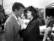 Richard Egan and Julie Adams