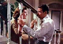 Richard Egan and Margaret Hayes