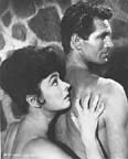 Ruth Roman and Hugh O'Brian