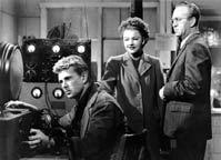 Sterling Hayden, Anne Baxter, and Howard Da Silva