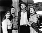 Kathleen Nolan, Darryl Hickman, Sterling Hayden, and Constance Ford