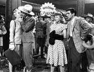 Virginia Mayo, Danny Kaye, Vera-Ellen, and Steve Cochran