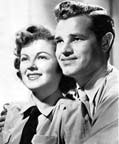 Barbara Hale and Tom Neal