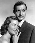 Dorothy Malone and Zachary Scott