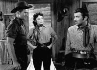 Lloyd Bridges, Ruth Roman, and Zachary Scott