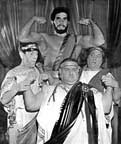 Samson Burke with the Three Stooges