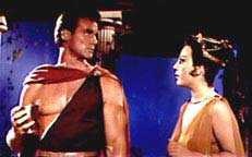 Steve Reeves and Christine Kaufmann