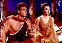 Steve Reeves and Christine Kaufmann