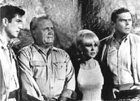 Anthony Eisley, Walter Sande, Mamie Van Doren, and Edward Faulkner