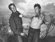 Charles Drake and Rory Calhoun