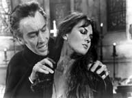 Christopher Lee and Caroline Munro