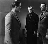 David Manners, Boris Karloff, and Bela Lugosi