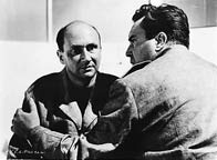 Donald Pleasence and Edmond O'Brien