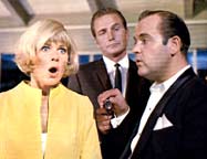 Doris Day, Eric Fleming, and Dom DeLuise