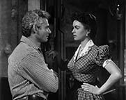 Faith Domergue and Jeff Chandler