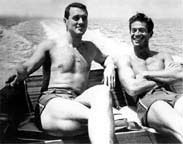 George Nader and Rock Hudson