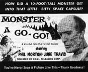 1965 ad for Monster A Go-Go