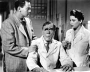 John Agar, Leo G. Carroll, and Mara Corday