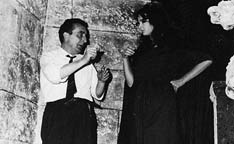 Mario Bava and Barbara Steele