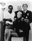 Ernie Hudson, Keenan Wynn, Randi Brooks, and Adam West