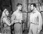 Wanda McKay, George Reeves, and Ralph Byrd