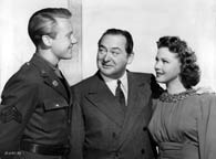 van Johnson, Edward Arnold, and Jean Rogers