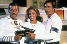 Buster Crabbe, Erin Gray, and Gil Gerard