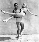 Buster Crabbe and Betty Grable