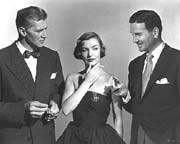 Bruce Bennett, Ella Raines, and John Sutton