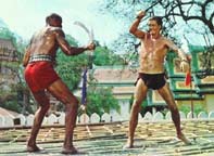 Woody Strode and Jock Mahoney