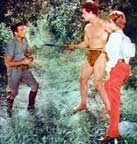 Donald Murphy, Johnny Sheffield, and Beverly Garland