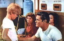 Luke Halpin, Kathleen Maguire, and Chuck Connors