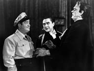 Lou Costello, Bela Lugosi, and Glenn Strange