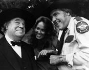 Sorrell Booke, Catherine Bach, and James Best