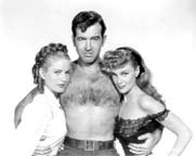 Coleen Gray, John Payne, and Jan Sterling