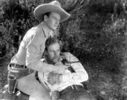 John Wayne and Lane Chandler