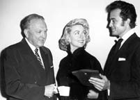 Joy Houck, Dorothy Malone, and Lance Fuller