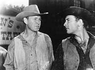 Forrest Tucker and Lee Van Cleef