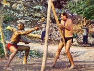 Woody Strode and Jock Mahoney