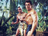 Woody Strode and Gordon Scott